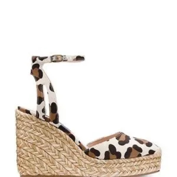 Stuart Weitzman Cheetah Print Wedges - Picture 2 of 8
